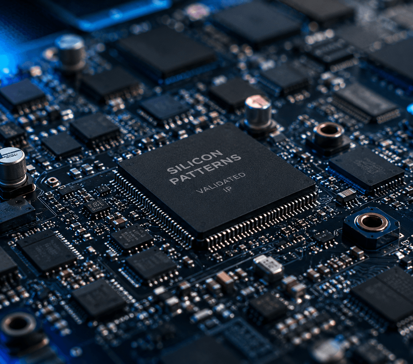 Custom ASIC on circuit board during post-silicon validation and test
